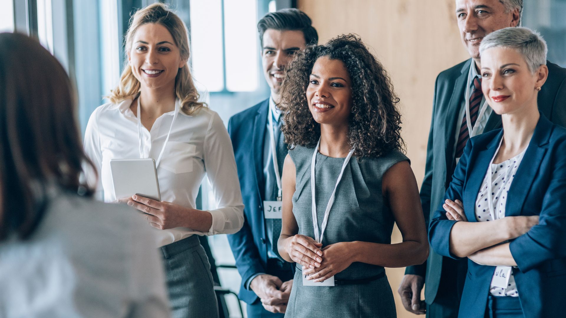Executive networking at a Facilitione event